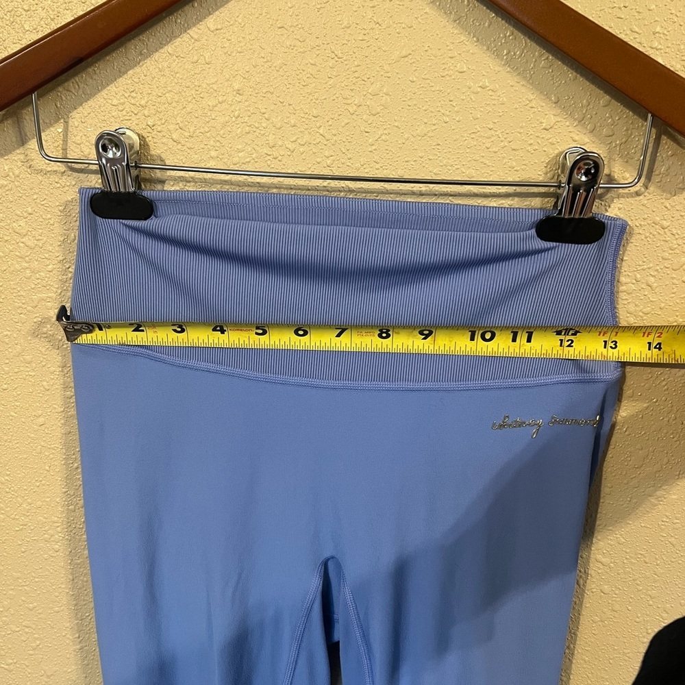 Gymshark X Whitney Simmons Collab V2 Scrunch Back Blue Legging High Rise Size M - Picture 10 of 12